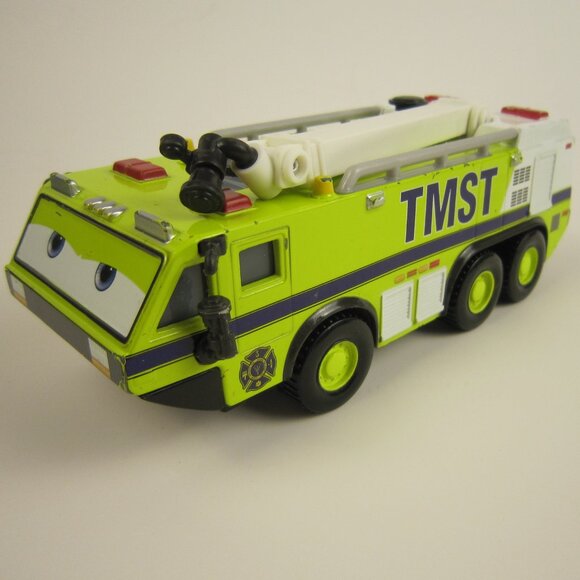 Disney Pixar Planes Fire Rescue Ryker Deluxe Diecast Fire truck TMST 6.25" Long - Picture 1 of 11